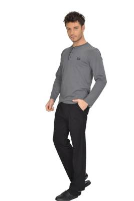 %100 Pamuklu Penye Çeyizlik Erkek Pijama Takım, Kutulu Gönderilir - 5