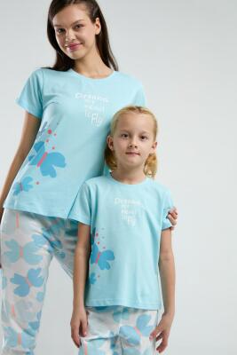 Anne Kız Pijama Kombin, Anne ve çocuk pijamalar ayrı ayrı fiyatlandırılır - 9