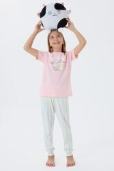 Anne ve Çocuk Pijamaları Ayrı Ayrı Satılır, %100 Pamuk Anne Kız Pijama Takımı Kombini - 10