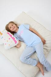 Anne ve Çocuk Pijamaları Ayrı Ayrı Satılır, %100 Pamuk, Kırmızı Kalpli Desen, Anne Kız Pijama Takımı Kombini - 5