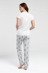 Arnetta Beyaz Lohusa Pijama Takım - 3