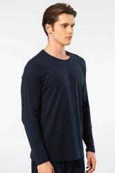 Cacharel Erkek %50 Modal, %50 Pamuk Bisiklet Yaka Uzunkol T-shirt - 11