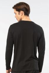 Cacharel Erkek %50 Modal, %50 Pamuk Bisiklet Yaka Uzunkol T-shirt - 17