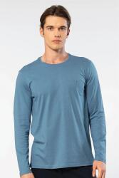 Cacharel Erkek %50 Modal, %50 Pamuk Bisiklet Yaka Uzunkol T-shirt - 18