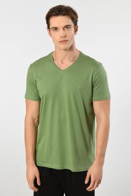 Cacharel V Yaka T-shirt ve Cepli Pijama Takım, %50 Pamuk %50 Modal - 28