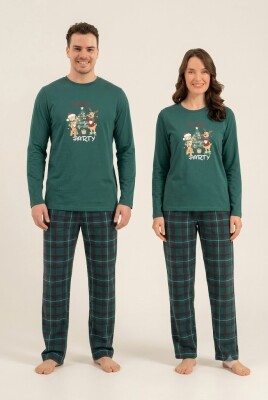 Çiftlere Özel Kadın Pijama Takım, %100 Pamuk - 10