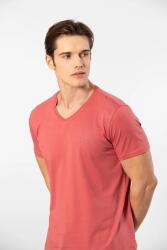 Erkek Kısakol V Yaka T-shirt, %50 Pamuk %50 Modal - 14