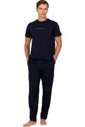 Pierre Cardin Erkek Pijama Takımı %100 Pamuk Kısa Kollu – Rahat Kesim Lacivert