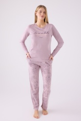 Pierre Cardin İkili Pijama Takım Açık Gül Kurusu - Süprem - 2Li Takım AÇIK GÜL KURUSU