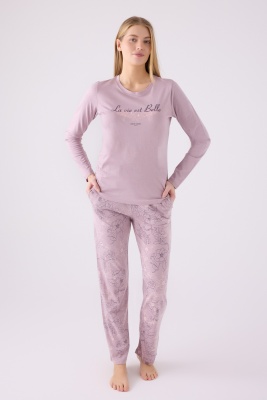 Pierre Cardin İkili Pijama Takım Açık Gül Kurusu - Süprem - 2Li Takım - 1