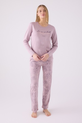 Pierre Cardin İkili Pijama Takım Açık Gül Kurusu - Süprem - 2Li Takım - 2