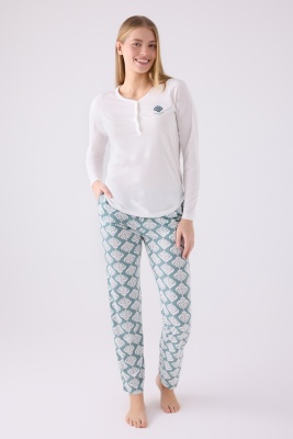 Pierre Cardin İkili Pijama Takım Krem - Süprem - 2 Li Takım - 1