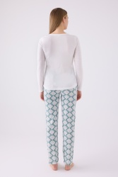 Pierre Cardin İkili Pijama Takım Krem - Süprem - 2 Li Takım - 4