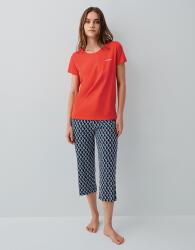 Pierre Cardin Kadın Kapri Pijama Takımı – %50 Pamuk %50 Modal, Kısa Kollu Üst, Desenli Alt (1)