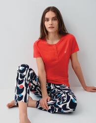 Pierre Cardin Kadın Uzun Paça Pijama Takımı – %50 Pamuk %50 Modal, Kısa Kollu, Yarım Düğmeli