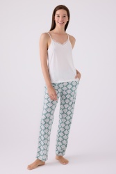  Pierre Cardin Üçlü Pijama Takım Krem  - Süprem - 3 Lü Takım - 2