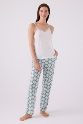  Pierre Cardin Üçlü Pijama Takım Krem  - Süprem - 3 Lü Takım - 2