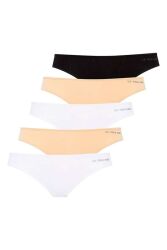 U.S. Polo Assn. Kadın 5'li Modal String, %47 modal %47 pamuk, %elastan