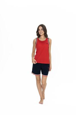 Us Polo Kadın Askılı T-shirt ve Cepli Şort Takım - 9