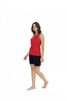 Us Polo Kadın Askılı T-shirt ve Cepli Şort Takım - 10