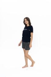 Us Polo Kadın Cepli Şort T-shirt Takım, Bisiklet Yaka, Kısakol - 2