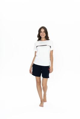Us Polo Kadın Cepli Şort T-shirt Takım, Bisiklet Yaka, Kısakol - 5