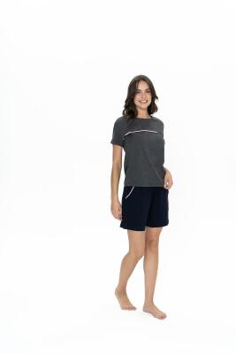 Us Polo Kadın Cepli Şort T-shirt Takım, Bisiklet Yaka, Kısakol - 10