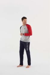 Yeni Sezon Parça Renkli Kışlık Ekek Pijama Takım - 8