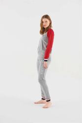Yeni Sezon Uzun Kol Kadın Pijama Takım - 3