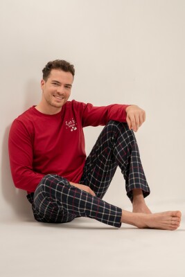 Yılbaşı Özel Kız Çocuk Pijama Takım, %100 Pamuk - 14