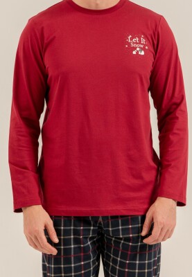 Yılbaşı Özel Kız Çocuk Pijama Takım, %100 Pamuk - 15