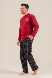 Yılbaşı Özel Kız Çocuk Pijama Takım, %100 Pamuk - 18