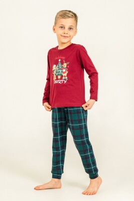 Yılbaşı Özel Kız Çocuk Pijama Takım - 25