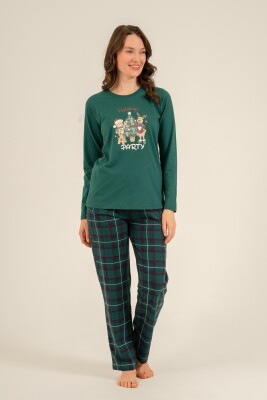 Yılbaşı Özel Kız Çocuk Pijama Takım - 7
