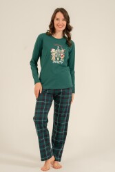 Yılbaşı Özel Kız Çocuk Pijama Takım - 11
