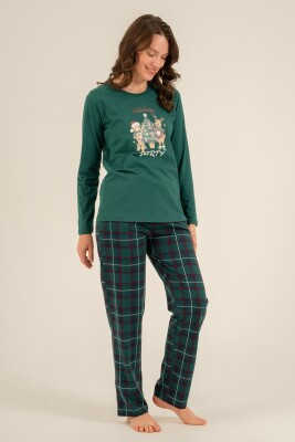 Yılbaşı Özel Kız Çocuk Pijama Takım - 15