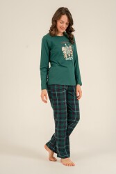 Yılbaşı Özel Kız Çocuk Pijama Takım - 16